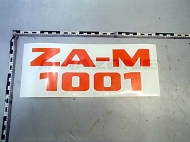 MF411 Naklejka ZA-M 1001