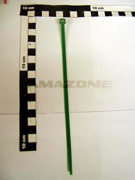 KE228 Opaska kablowa 4.8x200 PA66 zielona