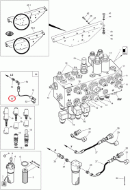 GB186 Wąż hydrauliczny DN 06 L = 2500