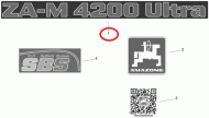 MF456 Naklejka ZA-M 3600 Ultra