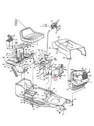 17932 BRKT:SUPT:GAS TANK STYLE 1