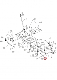 683-0002B637 AXLE ASM:PIVOT BAR:.625 SPACER