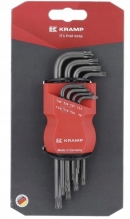 1809015010KR Zestaw kluczy trzpieniowych z kulką Torx® TX 9-40 8 ele. Kramp