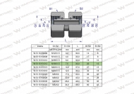 Złączka hydrauliczna metryczna AA M18x1.5 12L Waryński