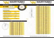 Koło zębate hartowane tarcza 06B-1 (R1 3/8) Z-10 Waryński