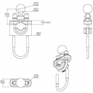 RAMB231Z Uchwyt montażowy 1/2" - 1-1/4"