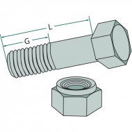 18030-1440  Śruba z nakrętką M14X40 mm, M14x1,5x40 kl. 12,9