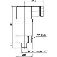 MP9FX15R2M3 Wskaźnik, czujnik – elektryczny do filtra hydraulika  MP Filtri