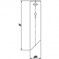 MP9TE40A250 Rura przedłużająca hydrauliki ø 40X250, 1 9/16",  MP Filtri