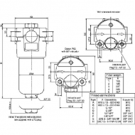 FMM0501BACA25NP01 Filtr hydrauliczny ciśnieniowy 1/2", 25 µm, MP Filtri