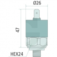 Fox Włącznik ciśnienia K4-1/4 BSP NO-10 100