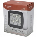 LA10027 Lampa robocza LED, kwadratowa, 42W 3780 lm 10/30V światło skupione 6 LED Kramp