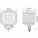 LA10056 Lampa robocza LED, kwadratowa, 48W 4000 lm 10/30V światło skupione Kramp