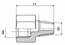 CLVMK8M8 Przedłużacz M8x1.0 - M8x1.0