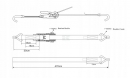 TS2025A Pas transportowy z napinaczem grzechotkowym Typ 25A, 4kN 5 m