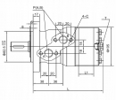 SMR80A225YGP Silnik orbitalny 80cc gopart