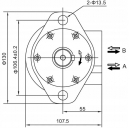 SMR100A225YGP Silnik orbitalny 100cc gopart