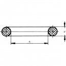 OR193P010 Pierścień uszczelniający o-ring 19x3mm 10 szt. Kramp