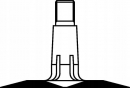 1140054HF224S Opona profil HF224, z dętką 11x4.00 - 5-4PR TR13