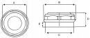 0321105070 Kołpak koła, piasty 92 mm, BPW