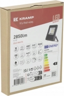 KRFL30865BK Oprawa oświetleniowa LED, 30W, 6500K