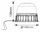 LA20024 Lampa błyskowa LED, przykręcana, EMC