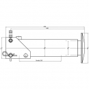 SP65250CS Stopa podporowa hydrauliczna 65-250CS z szybkozłączem