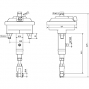 BCDT3030 Siłownik hamulcowy, hydrauliczno-pneumatyczny T30 EPL30/60