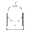 7993RW20 Pierścień osadczy wewnętrzny 20x2 mm DIN7993 Kramp