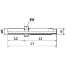 CLRS04 Końcówka gwintowana DN04 6 mm Kramp