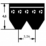 8PK1376 Pas wielorowkowy PK 1376 8 rowków, 8PK1376, Optibelt