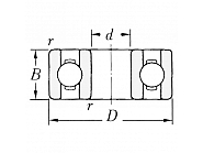 625ZZ Łożysko kulkowe 625 ZZ 5x16x5 mm