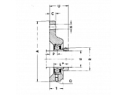 PCFTR45 Łożysko z obudową trójkątne, kompletne ∅ 45 mm