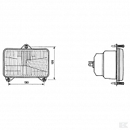 05464000 Element optyczny reflektora