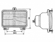 05291000 Element optyczny reflektora