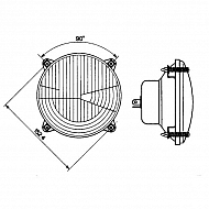 05428000 Element optyczny reflektora