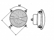 05567000 Element optyczny reflektora