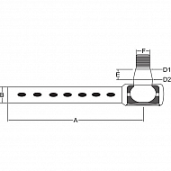 SHP111KR Końcówka drążka, C