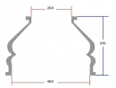 SHP932KR Osłona gumowa końcówki drążka, 22mm, 40 mm