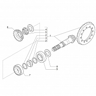 CI113717 Pierścień zabezpieczający, sprężysty, Carraro