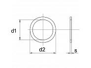 98851010P010 Podkładka pasowana 5x10x1,0 mm