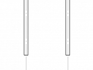 010003 Wtyczka widełkowa T3 - 3/4", 29mm ARAG