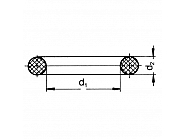 OR71P010 Pierścień uszczelniający o-ring 7x1mm 10 szt. Kramp