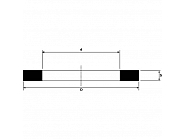 402200040 Uszczelka pokrywki dyszy 10x19x3.2 mm ARAG