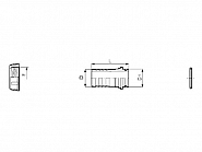 105213 Przyłącze węża 13 mm - pod nakrętkę 1/2" ARAG