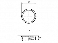 2102020 Zaślepka gwint wewnętrzny 1/2" ARAG