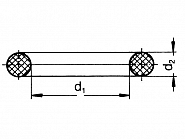 G10091 Pierścień samouszczelniający, oring, 3'', 68,26x3,53 EPDM ARAG