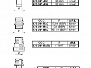 473000170 Adapter 473/2" gwint zewnętrzny 