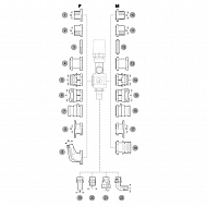 473000152 Przyłącze kołnierzowe gwint wewnętrzny 1-1/4" BSP