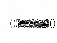 CP231742SSPP Wkład filtra, 30 mesh ze stali nierdzewnej 29x69mm, TeeJet